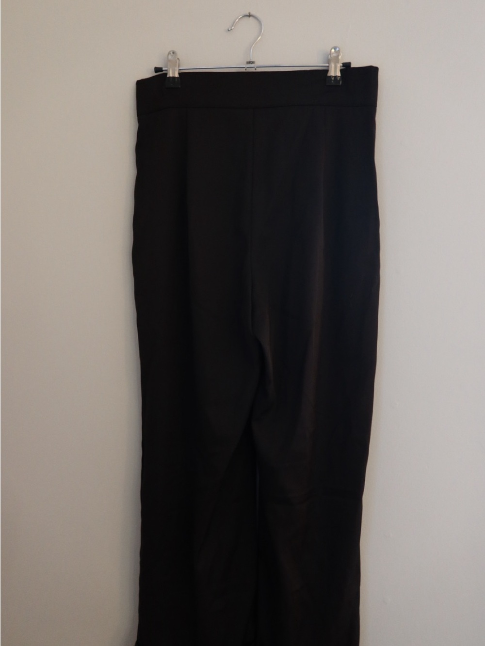 Classic Black High-Waist Straight Pants